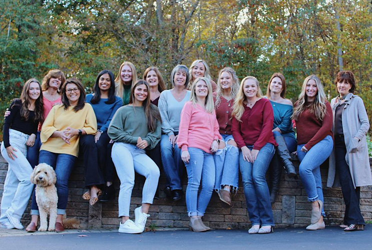 group portrait of the staff